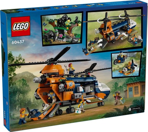 LEGO Helikopter istraživača prašume u bazi 60437