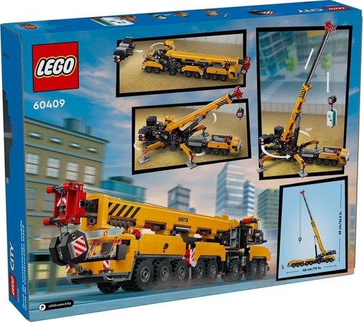 LEGO Žuta mobilna građevinska dizalica 60409