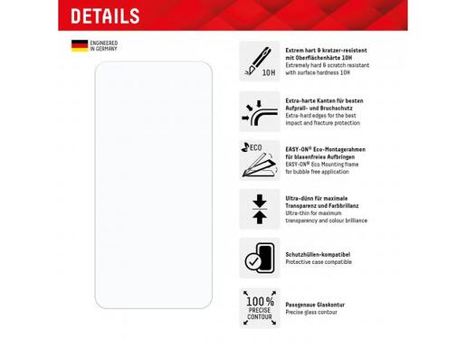 DISPLEX Zaštitno staklo Real Glass 2D za Samsung Galaxy S24, + prozirna maskica