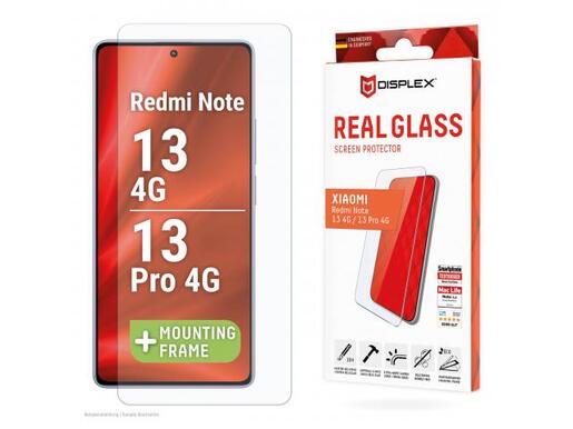 DISPLEX Zaštitno staklo DISPLEX Real Glass 2D za Xiaomi Redmi Note 13 4G/13 Pro 4G