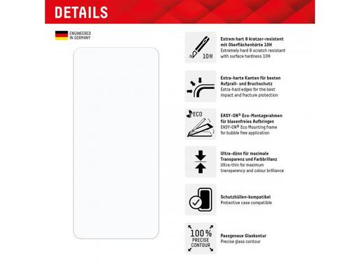 DISPLEX Zaštitno staklo DISPLEX Real Glass 2D za Xiaomi Redmi Note 13 4G/13 Pro 4G