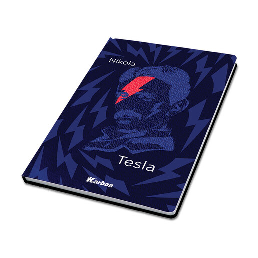 Bilježnica Karbon Fizika s memom, A4 linije, 96 listova, tvrdi uvez