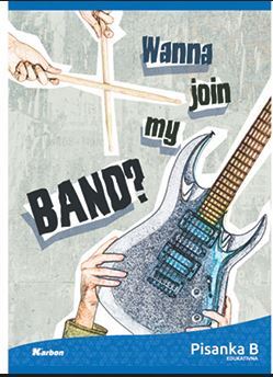 Pisanka B KARBON MIX, B5 linije, 16 listova, meki uvez