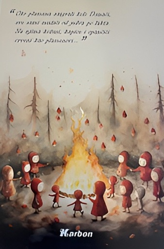 Bilježnica Karbon Hrvatski s memom, A4 linije, 96 listova, tvrdi uvez