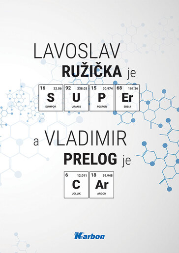 Bilježnica Karbon Kemija s memom, A4, kvadratići, 96 listova, tvrdi uvez