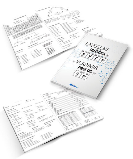 Bilježnica Karbon Kemija s memom, A4, kvadratići, 96 listova, tvrdi uvez