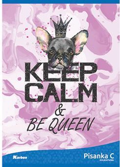 Pisanka C KARBON MIX, B5 linije, 16 lista, meki uvez