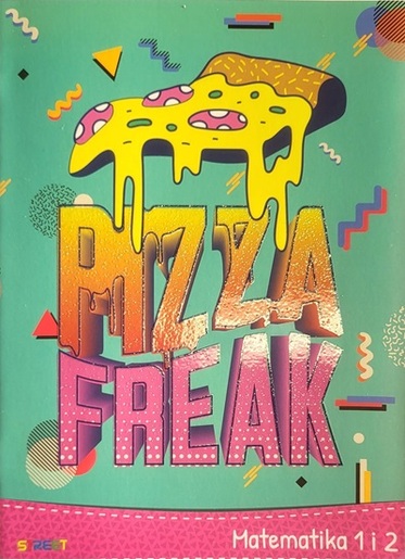 Pisanka Matematika 1 i 2  STREET GOLD MIX, B5 kvadratići, 24 lista, meki uvez