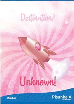 Pisanka A KARBON MIX, B5 linije, 16 listova, meki uvez