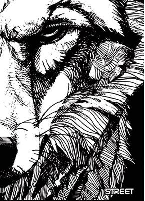 Bilježnica Street BLACK&WHITE, A4 linije, 54 lista, meki uvez