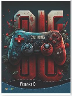 Pisanka D STREET MIX, B5 linije, 48 listova, meki uvez