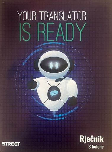 Rječnik školski, 3 kolone, B6 linije, 40 listova, meki uvez