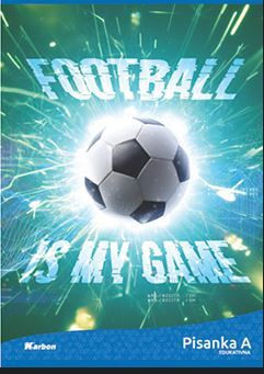 Pisanka A KARBON MIX, B5 linije, 16 listova, meki uvez