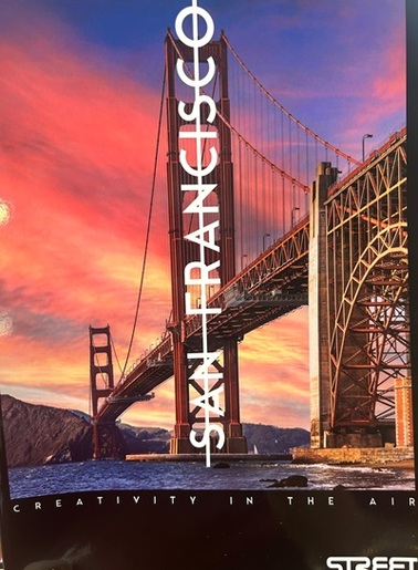 Bilježnica Street BRIDGES, A4 geometrija, 54 listova, meki uvez