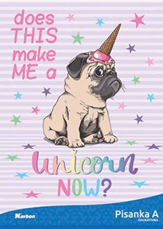 Pisanka A KARBON MIX, B5 linije, 16 listova, meki uvez