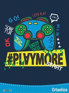 Crtančica STREET GOLD MIX, B5 linije, 16 listova, meki uvez