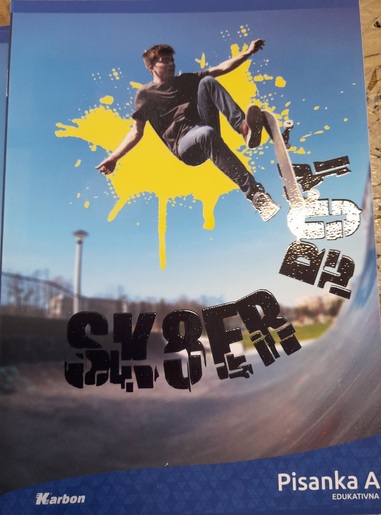 Pisanka A KARBON MIX, B5 linije, 16 listova, meki uvez