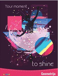 Bilježnica STREET MIX, B5 geometrija, 16 listova, meki uvez