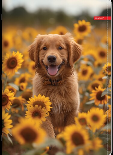 Bilježnica Ilijanum, A4 geometrija, 52 listova, meki uvez