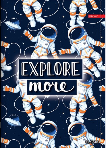 Bilježnica Ilijanum, A4 kvadratići, 52 lista, meki uvez