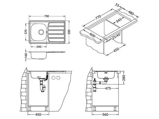 Alveus sudoper ZOOM 20
