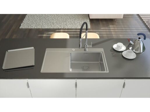 Alveus sudoper PURE UP 40 desni, brušeni čelik