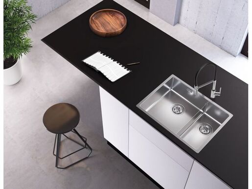 Alveus sudoper NOX 90 lijevi, brušeni čelik