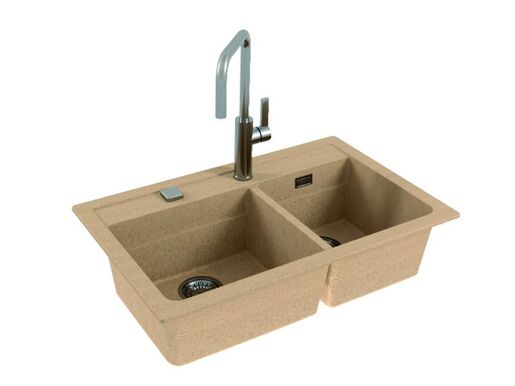 Alveus sudoper ATROX 50 Beige