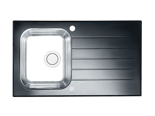 Alveus sudoper GLASSIX UP  10, crna