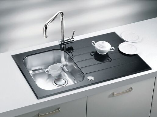 Alveus sudoper GLASSIX UP  10, crna