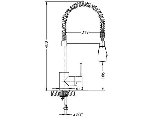Alveus slavina BILLY -S, krom