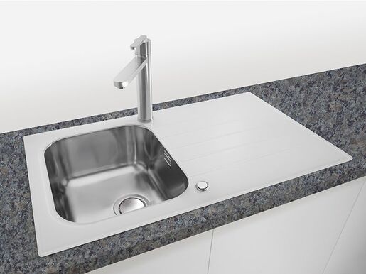 Alveus sudoper GLASSIX UP  10, bijela