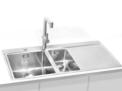 Alveus sudoper PURE UP 60 lijevi, brušeni čelik