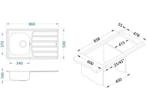 Alveus sudoper ZOOM 30