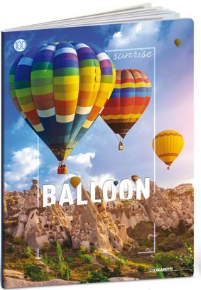 Bilježnica Blasetti Scuola Landscapes, A4 kvadratići, 19 listova, meki uvez