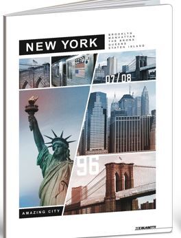 Bilježnica Blasetti Scuola HP Teen Boy, A4 kvadratići, 42 listova, meki uvez