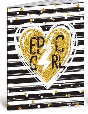 Bilježnica Blasetti Scuola HP Teen Girl, A4 kvadratići, 42 listova, meki uvez