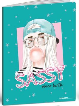 Bilježnica Blasetti Scuola Teen Girl, A4 kvadratići, 20 listova, meki uvez