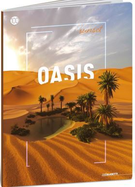 Bilježnica Blasetti Scuola Landscapes, A4 kvadratići, 19 listova, meki uvez