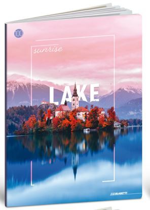 Bilježnica Blasetti Scuola Landscapes, A4 kvadratići, 19 listova, meki uvez