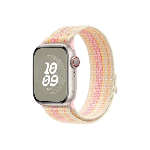 Apple zamjenski remen za Apple Watch 41mm: Starlight/Pink Nike Sport Loop