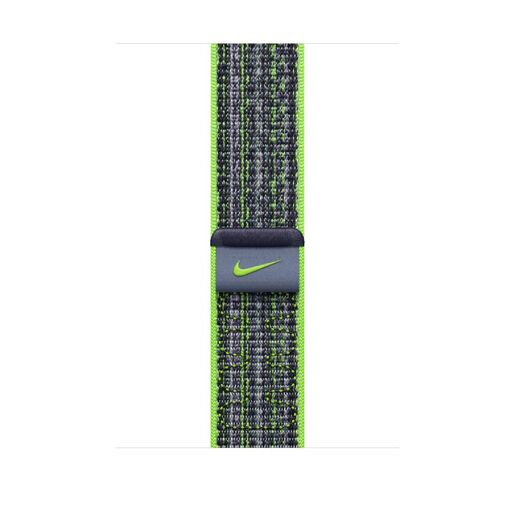 Apple zamjenski remen za Apple Watch 45mm - Bright Green/Blue Nike Sport Loop