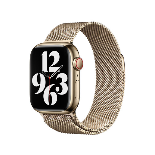 Apple zamjenski remen za Apple Watch 45mm - Gold Milanese Loop
