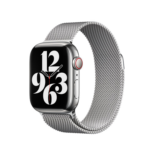 Apple zamjenski remen za Apple Watch 45mm - Silver Milanese Loop