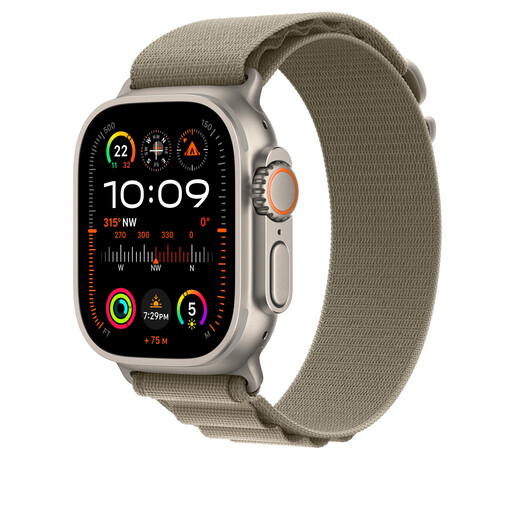 Apple zamjenski remen za Apple Watch 49mm - Olive Alpine Loop - L