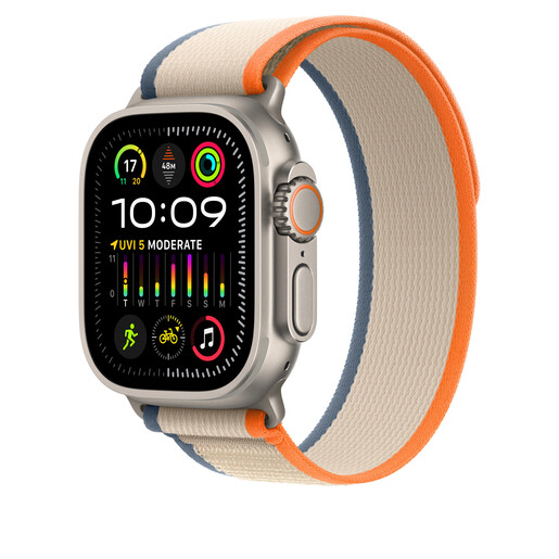 Apple zamjenski remen za Apple Watch 49mm - Orange/Beige Trail Loop - M/L