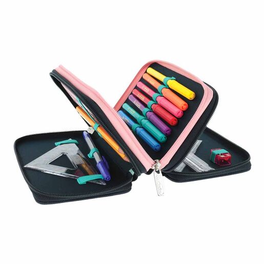 Pernica, puna, 3 zipa, Herlitz, paun