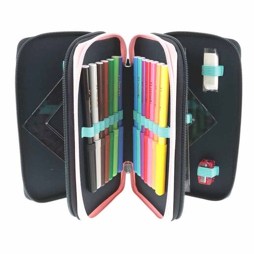 Pernica, puna, 3 zipa, Herlitz, paun