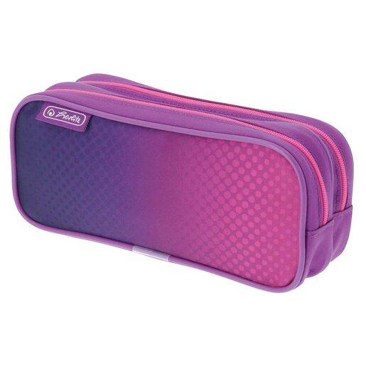 Pernica, prazna, 2 zipa, Herlitz, rozo ljubičasta