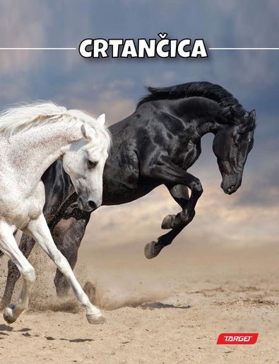 Crtančica TARGET, B5 linije, 16 listova, meki uvez